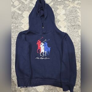 Polo by Ralph Lauren Kids Hoodie with Red, White, and Blue Design